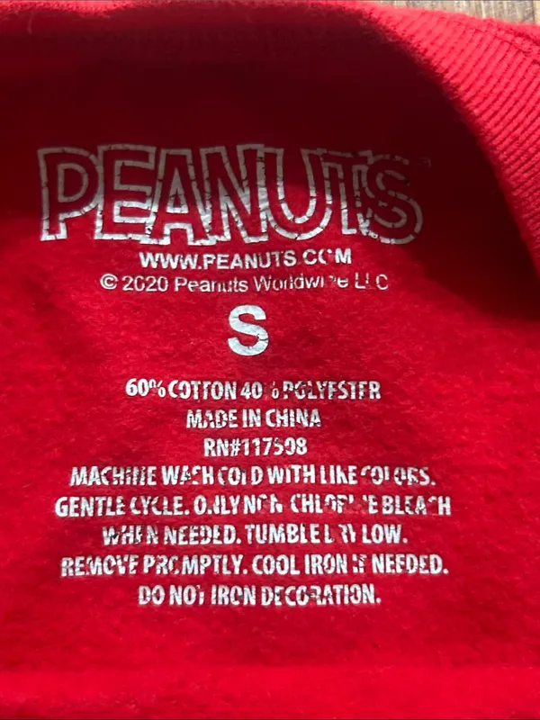 Unisex Red Snoopy Holiday Sweatshirt - Image 3