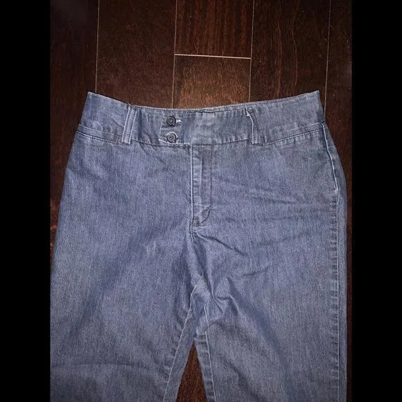 LEE NATURAL STRAIGHT LEG BLUE JEANS WOMENS SIZE 6 MEDIUM‎ Just Bellow The Waist - Image 2