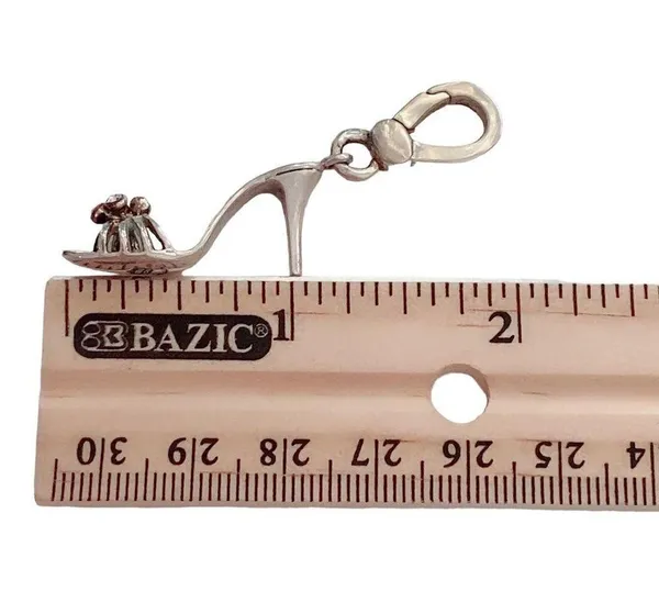 Juicy Couture Silver Blue Enamel Rhinestone Charm - Image 10