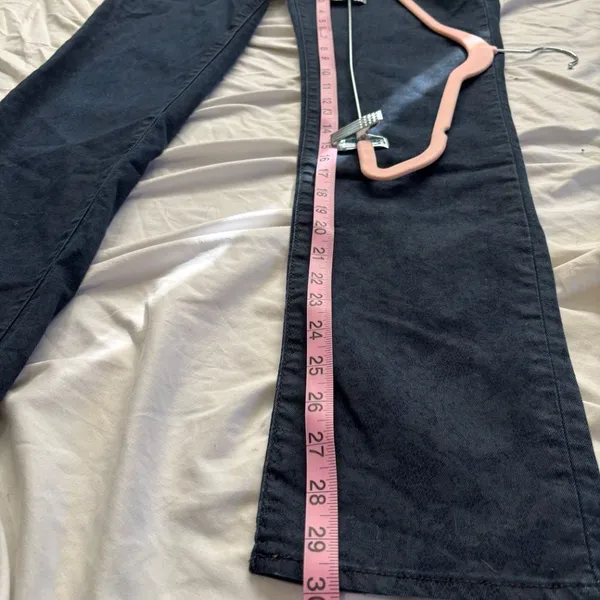 Rock & Republic Blue Floral Jacquard Skinny Pants M Y2K Low Rise Stretch - Image 5