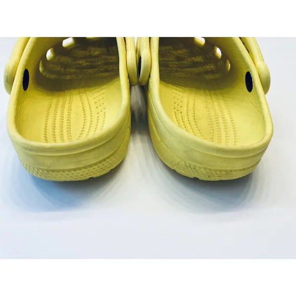 Crocs Classic Clogs Unisex Size M4 W6 Yellow Slip On Water Shoes‎ Comfort - Image 6