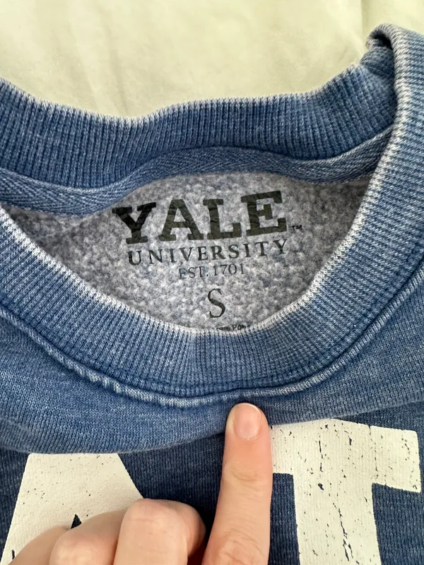 Yale Crew Neck Blue - Image 3