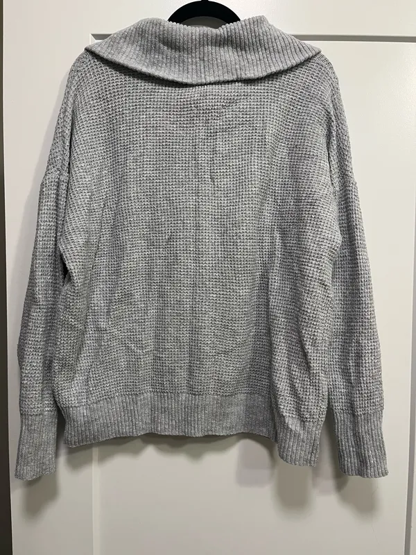 Aerie Waffle Kinit Quarter Zip Sweater - Image 2