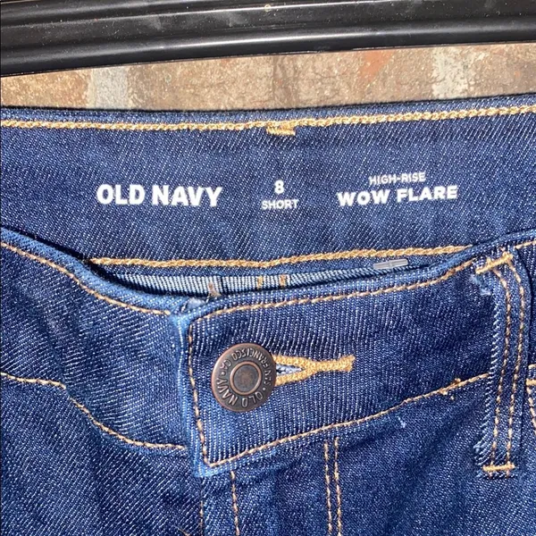 Old Navy Blue Flare Leg Jeans with Classic Style NWT - Image 2