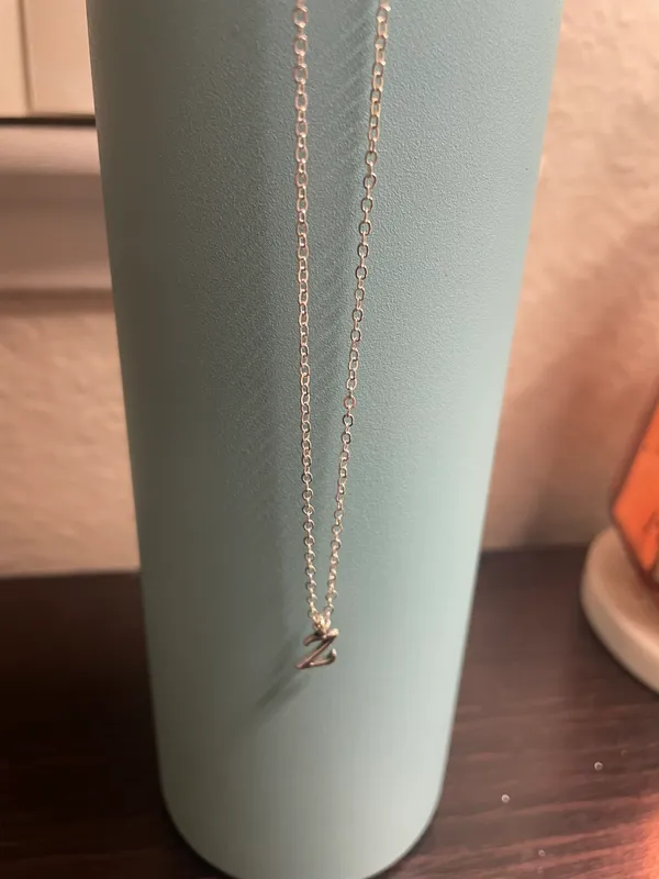 Letter Z necklace Silver - Image 2