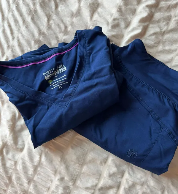 Purple Label Yoga Scrubs Set - Image 2
