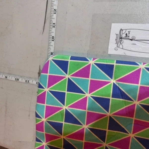 Triangl Nylon Boho Neoprene Zip Toiletry Swim Pouch‎ Bag Only Aztec Pink Blue - Image 7