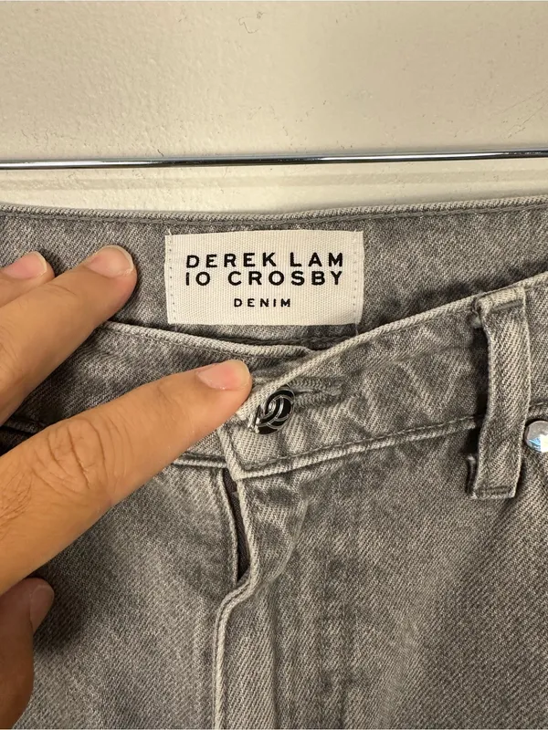 Derek Lam Crosby Maja Barrel Leg Gray Wash Jean Women’s Sz 26 - Image 3