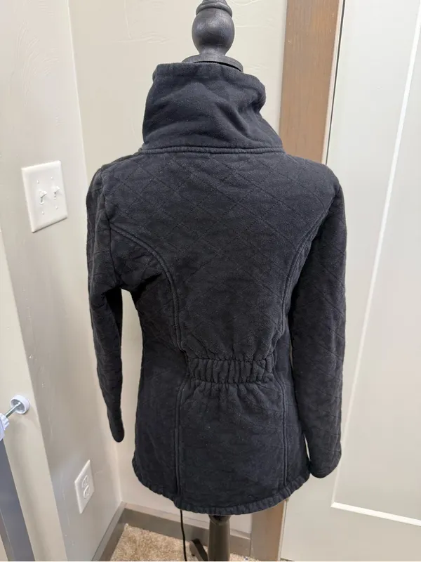 The North Face Quilted Funnel Neck Jacket Casual Mid-weight Fall Winter Full Zip - Image 4