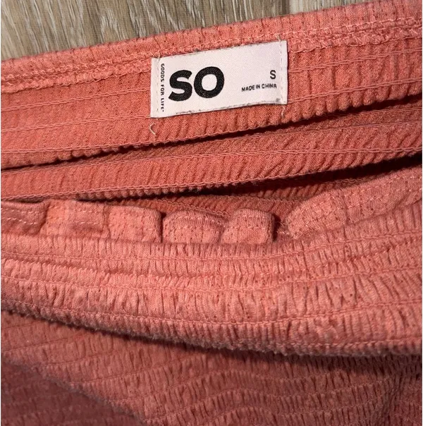 Burnt orange/pinky long sleeved boho top Orange - Image 3