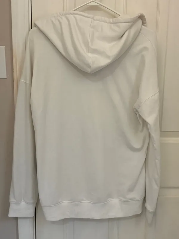 Amazon Brand Pullover Snap Button Hoodie in White - Image 7