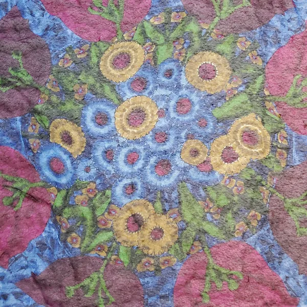 Kenzo Handkerchief Scarf Floral Women Large Semi Sheer Vintage Luxury Old Money - Image 7