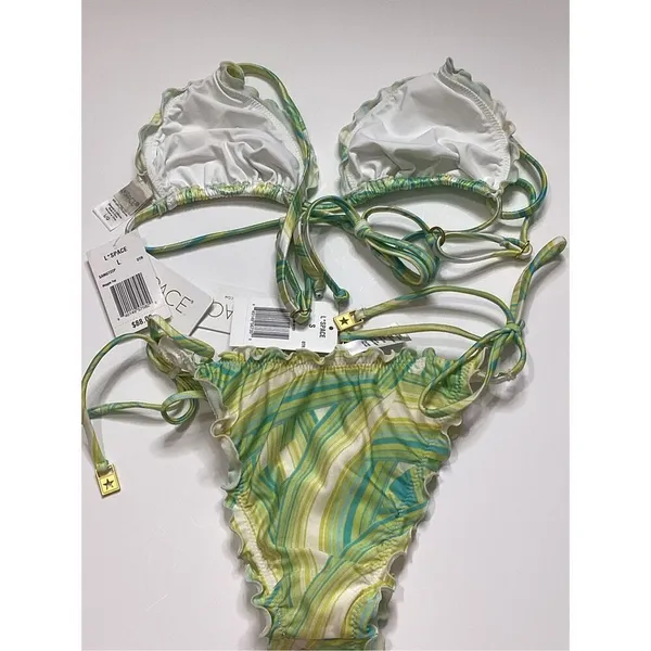 NEW L*SPACE teeny bikini. L-top/S-bottom. Retails $187 - Image 10
