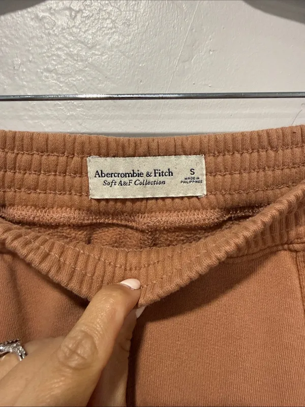Abercrombie & Fitch Soft A&F wide leg Pull On fleece Sweatpants with pockets - Image 7