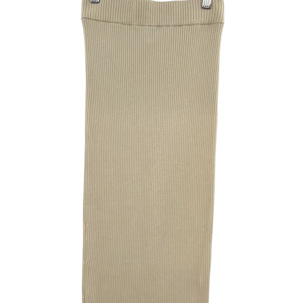 Camila Coelho Dahlia Skirt Midi Sweater Knit Stretch‎ Ivory Cream Size Small - Image 5