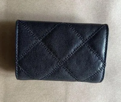Tory Burch Willa Quilted Leather Card Case Redstone 87866 - Image 2