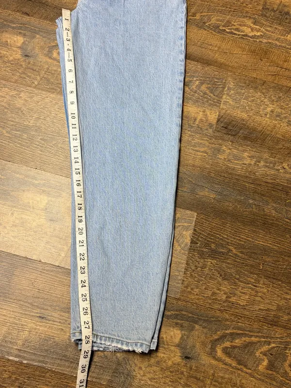 Abercrombie & Fitch the 80s Mom High Rise Jeans Women's 28/6L Retro Pleated - Image 7