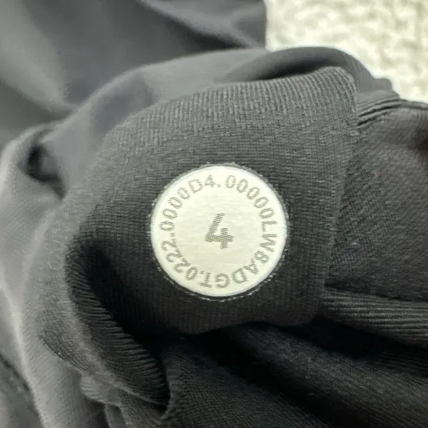 Lululemon Hotty Hot Skirt Skort Black Athletic Athleisure Women's 4 Tall - Image 6