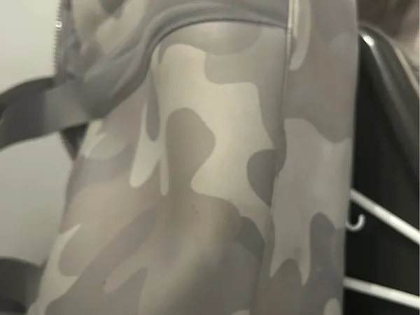 Dagne Dover Camouflage Neoprene Tote in Taupe & Gray - Image 10