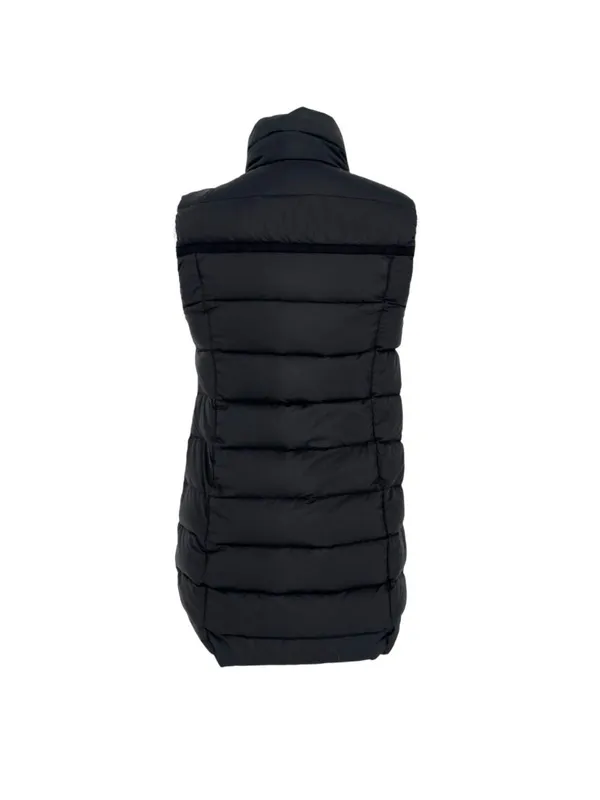 Athleta Inlet Down Puffer Vest Long Black Athleisure Urban Casual Size Small - Image 6