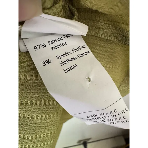NWD Cupshe Lime Green Flared Sleeve Mini Dress Size Medium - Image 8