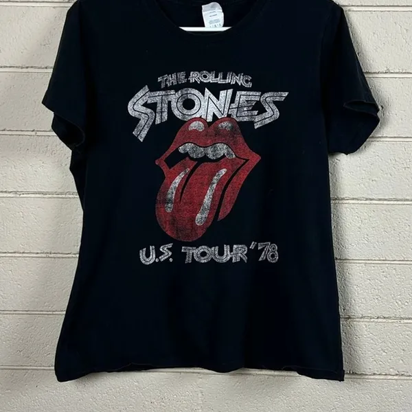 The Rolling Stones Black Band Tee size L - Image 6