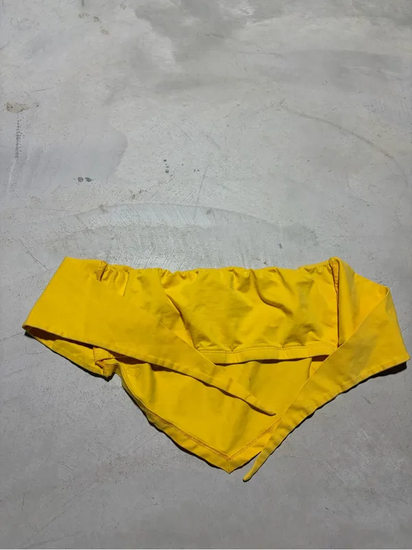 University of Missouri mizzou hype and vice Yellow Bandana tube top medium - Image 6
