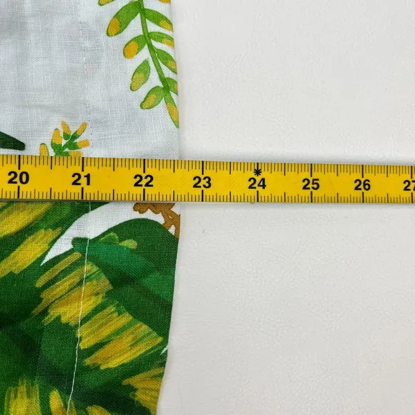NWOT Farm Rio Linen Tropical Forest Off-White Mini Dress Size XS - Image 14