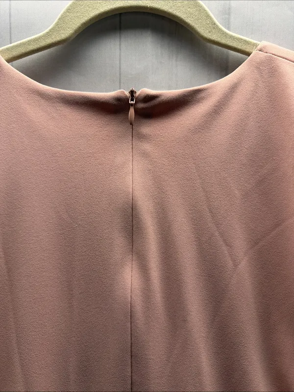 Zara Blush Pink V-Neck Long Sleeve Bodysuit Size Small - Image 5