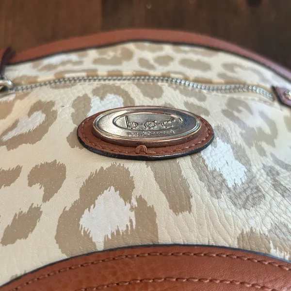 Born b.o.c.‎ Crossbody Bag Leopard Print Adjustable Strap Cheetah Purse Neutral - Image 3