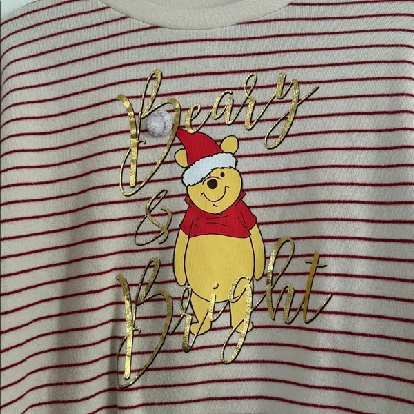 Disney Winnie the Pooh EUC
Christmas Sweater Pullover - Image 3