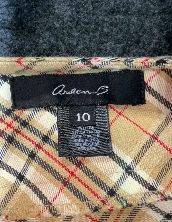 Plaid Mini Skirt  - Image 3