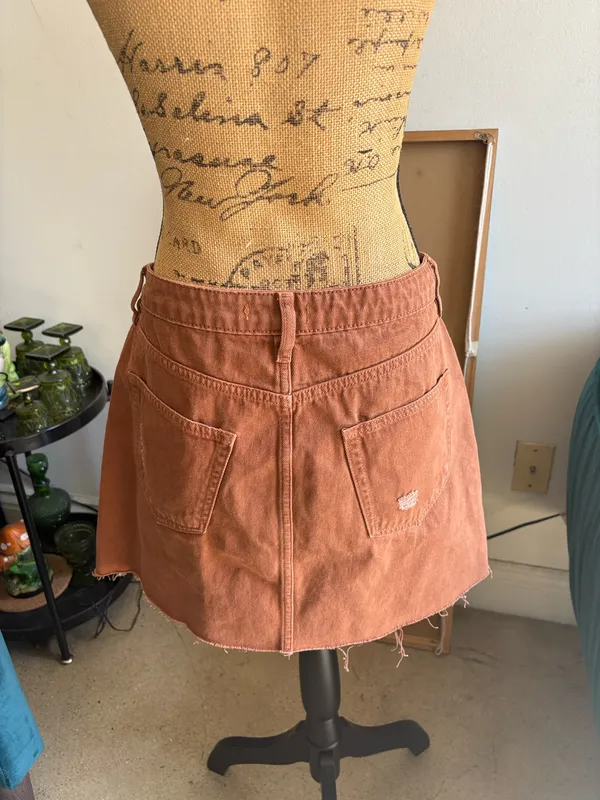 We The Free Mini Skirt Denim - Image 4