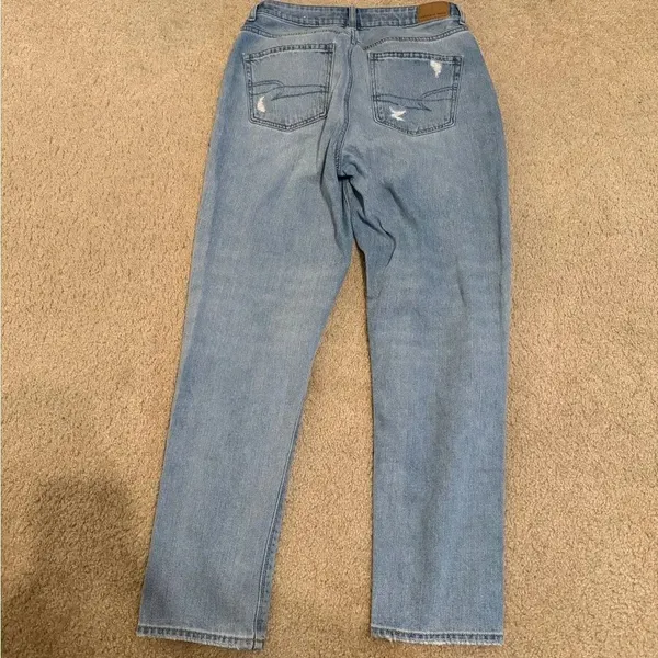 American Eagle Outfitters Mom Jean Ripped Jeans - Image 5