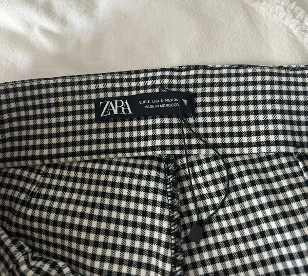 Zara Checkered Pants - Image 2