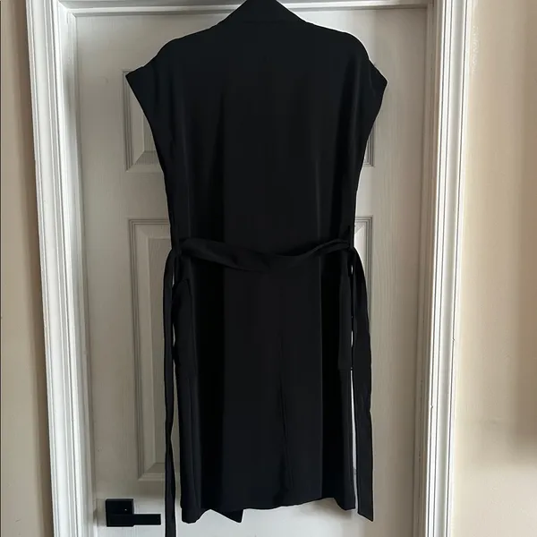 Zara Black Double-Button Sleeveless Blazer Vest - Image 7