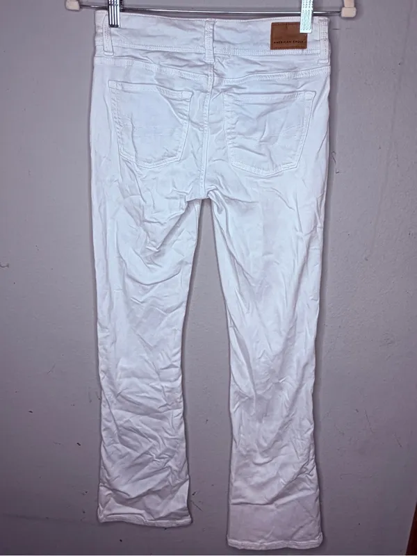 American Eagle White Jeans - Image 4
