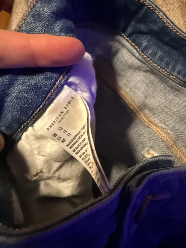 American Eagle Distressed Shorts size 12 - Image 2
