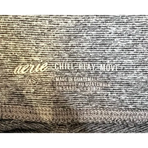Aerie Leggings Size XS Gray Womens‎ Athleisure Stretch Blend Yoga Exercise 22X24 - Image 4