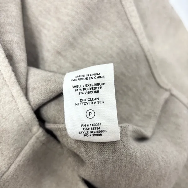 Avec Les Filles Tan Oat Melange Utility Shacket‎ Jacket Size S - Image 10