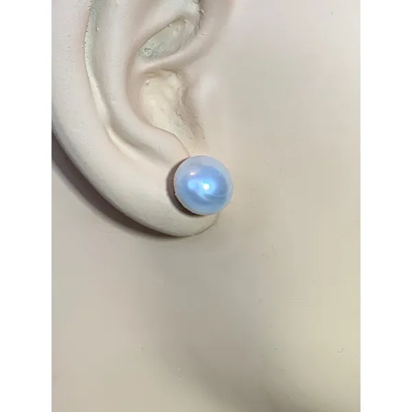 Sterling Silver AAA Pearl Earrings. Bridal Pearl Earrings. Fresh Water Pearls. - Image 3