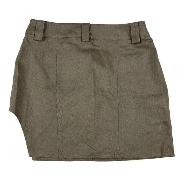 White Fox - Cut Out Mini Skirt in Gray Brown - Image 3