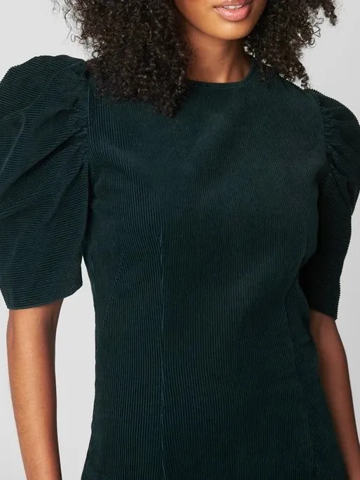 BlankNYC | far out corduroy puff sleeve dress - Image 2