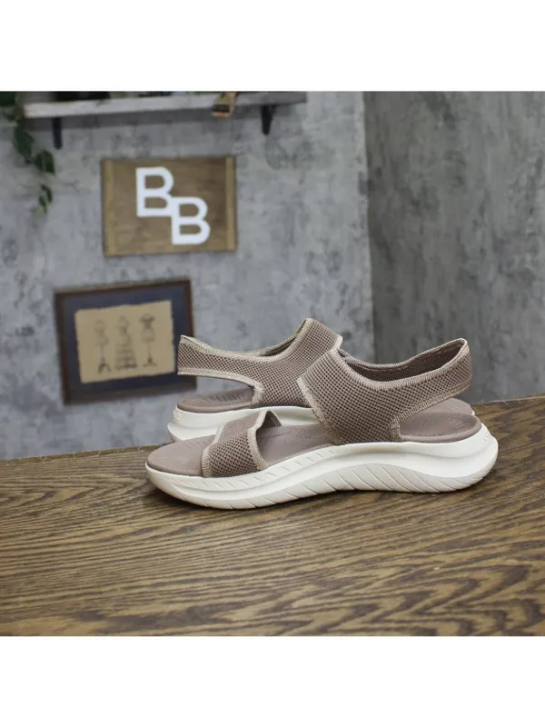 Easy Spirit Docia Double Band Slingback Sandals SEDOCIA2-H Taupe Brown 7M - Image 8
