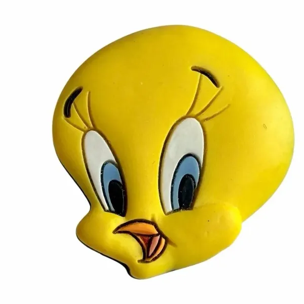 Vintage Tweety Bird Warner Bros Jewelry Bundle Brooch Earrings - Image 3