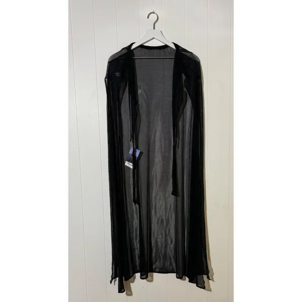 Mapalé NWT · M/L · Resort Swim Cover Up Dress · Sheer Mesh Long · Black - Image 2