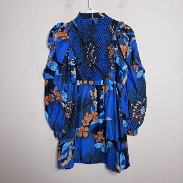 Farm Rio Pietra Floral Mini Dress - Image 11