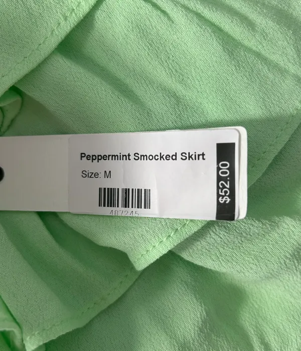 Boutique Skirt Peppermint Green Medium - Image 2