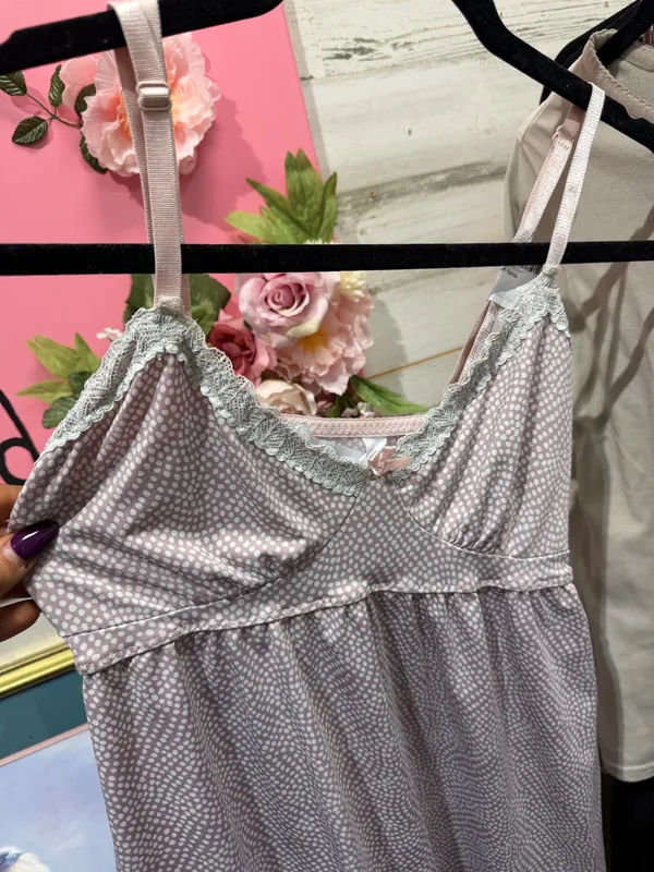 Babydoll polka dot top Purple Size M - Image 6
