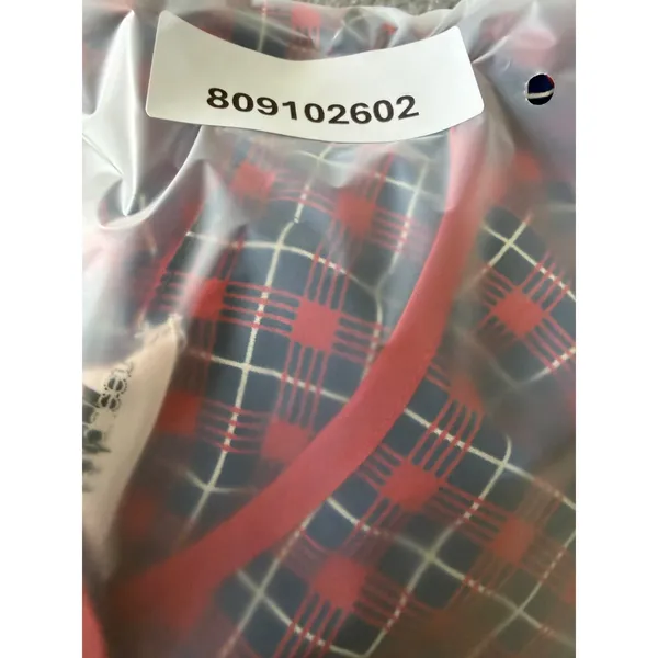 Vintage Jack Mulqueen Silksational Plaid Midi Dress Size 12 Puff Sleeve - Image 5